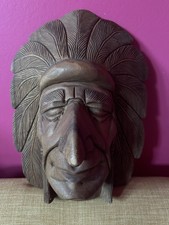 Carved Wooden Native American