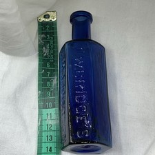 Antique cobalt blue medicine - cobalt,
