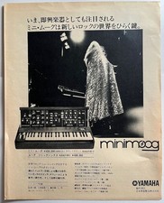 minimoog Synthesizer Advert