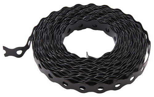 12mm black metal strapping - black,