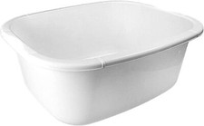 11 Litres Washing Up Bowl Rectangular Plastic Multi-Purpose Basin Mixing Sink