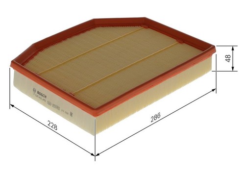 Air filter insert - air, length