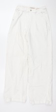 Zara Women White Straight