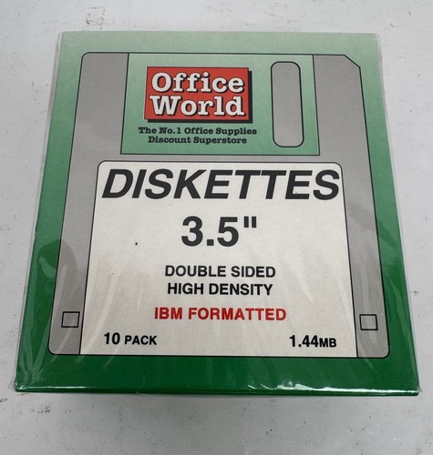 Floppy disks 10 - 3.5", 10-pack