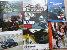 MOTORCYCLE BROCHURES JOB LOT -