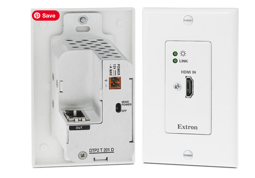 Extron dtp2 201 white - d,