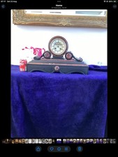 A Rather  Large Statement Piece ,French Marble Clock , With  Visible Escapement 
