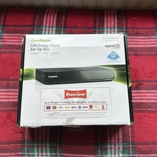 Goodmans GDB12XIT Twin SCART Freeview Digital TV Set Top Box With Remote