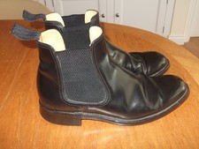 Loake England  Chelsea Boots Black all leather Size 9.5 standard width