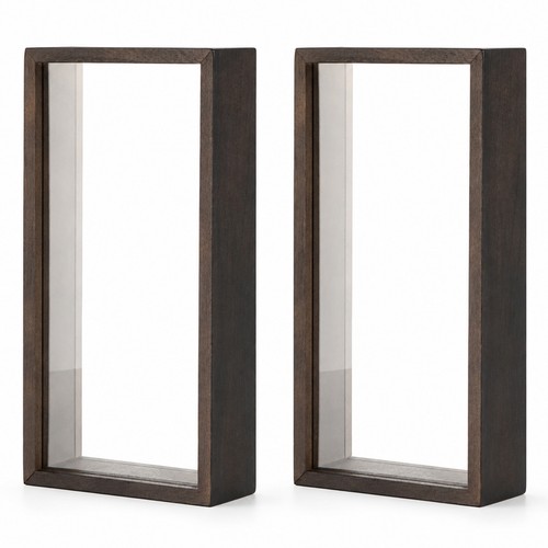 2pcs wooden shadow - 2pcs, frame