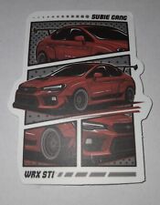 JDM Subaru WRX STI Car Sticker H.5.5cm W.4.5cm