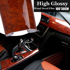 Glossy Wood Grain Vinyl