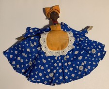 Vintage Toilet roll doll Traditional Africa Glass beads