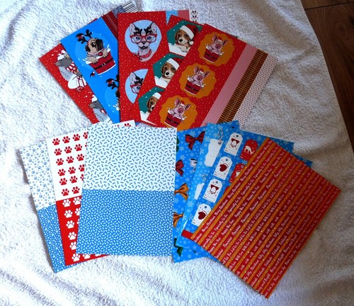 Christmas pets card - pets, kits