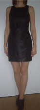 WALTER BAKER Sexy Party Night Out Black Real Leather Dress