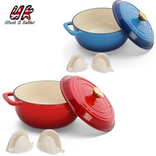 Cast iron casserole dish pot - cast,