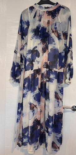 Floral chiffon dress - floral,