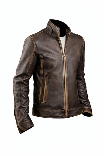 Men biker cafe - men's, vintage