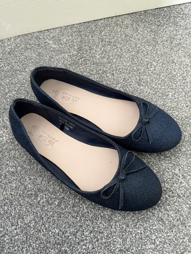 Primark wide fit navy - wide, glitter