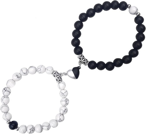 Magnetic couple bracelets - magnetic,