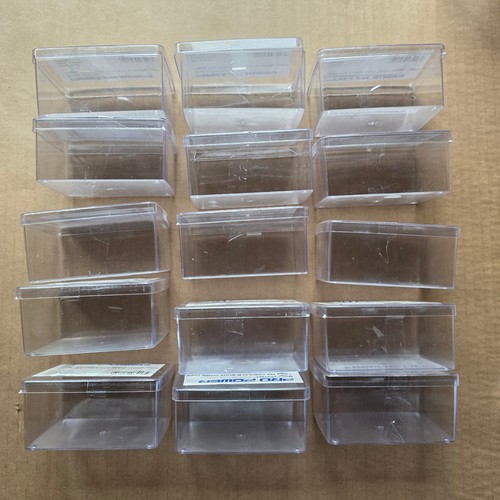 Small clear plastic storage - clear,