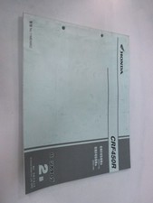 Honda CRF450R Parts List, 2nd