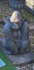 Gorilla Silver back Garden Statue 