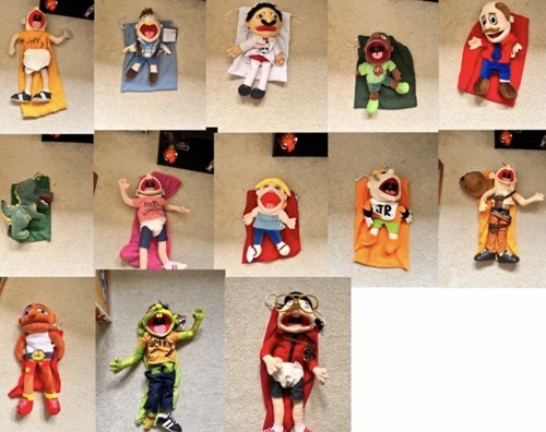 Sesame street hand puppet - street,