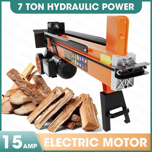 Ton electric log splitter - log,