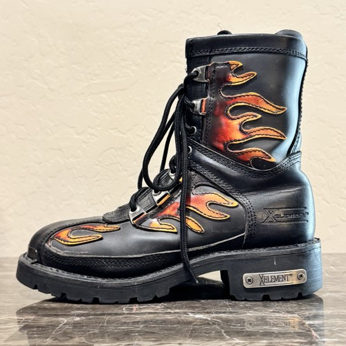 Element black leather - x-element, flame