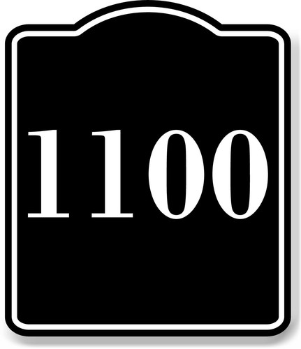 1100 bay garage door - bay, plate
