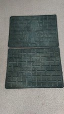 Universal Car Truck Van AUTOMOTIVE Rubber Floor Footwell Mats Black