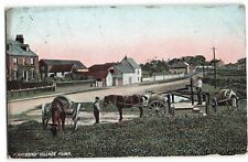 Flamboro' Village Pump Flamborough horse cart barrels 1906 postcard