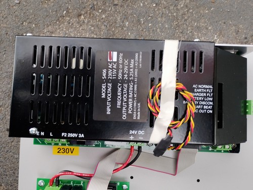 Kentec fire alarm panel - panel, power
