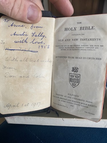 1916 holy bible old and - holy,
