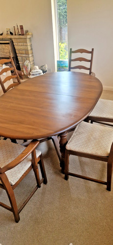 Ercol dining table - table, and