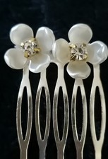 Christmas, Weddings, Secret Santa. Elegant Unique Hair Comb Slides, Gifts Ideas