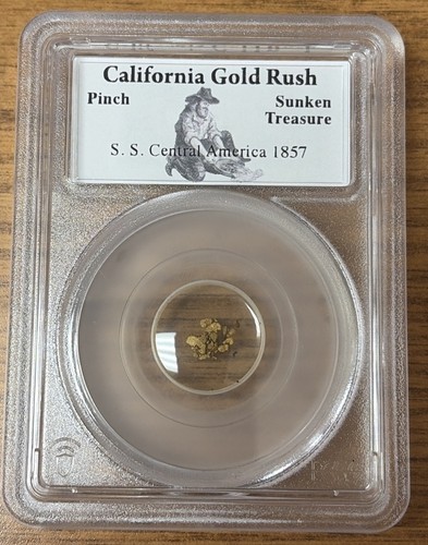California gold rush - gold, pinch