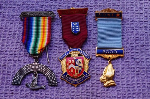 Masonic jewels nice lot - ,