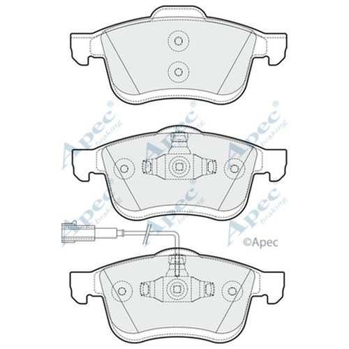 Brake pads set for - pads, vauxhall