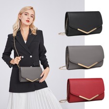 Ladies Chain Purse Shoulder Bag Evening Party Wedding Clutch Handbag