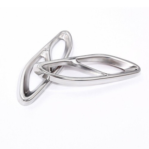Silver exhaust pipe tip - silver,