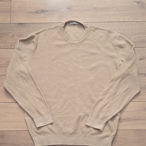 Zara men beige - crew, neck