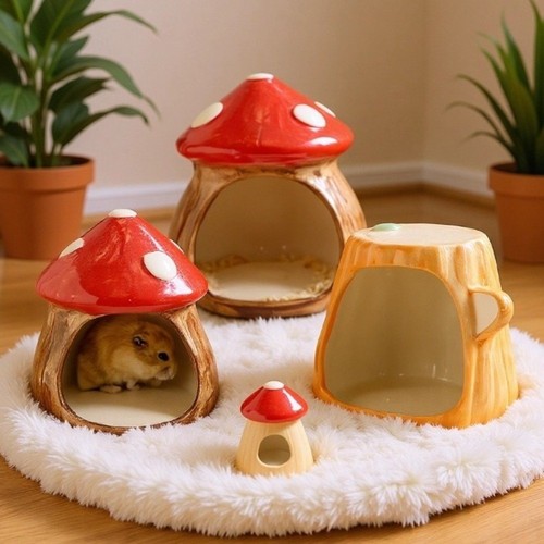 Mushroom shaped ceramic - shaped,