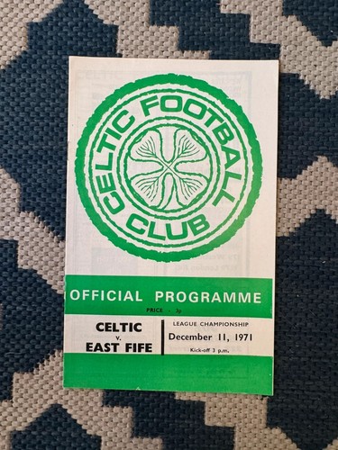 Celtic east fife 1971 - east,