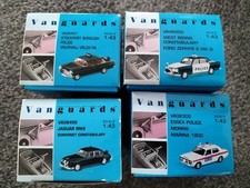 4x 1/43 Police Car Diecast Models Vanguards