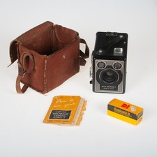 Kodak Brownie Six-20 Model E With Roll of 620 Expired Film