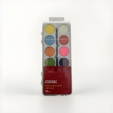 Water Colour Children's Paint Palette and Brush Set(12 pcs)
