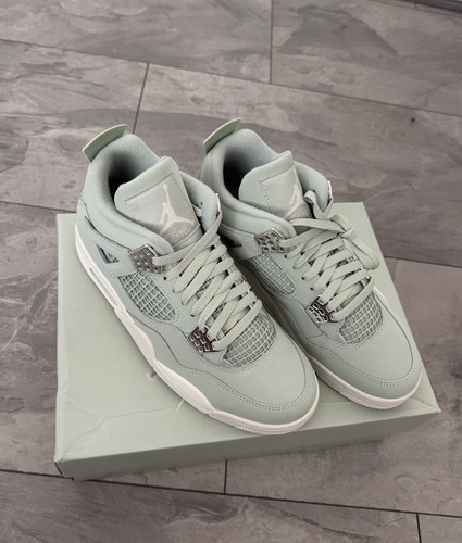 Seafoam air jordan retro - 4, men