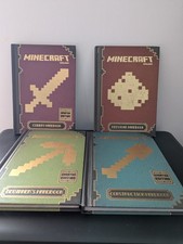 Original Minecraft Handbook Collection 4 x Hardback Books Set Bundle VGC